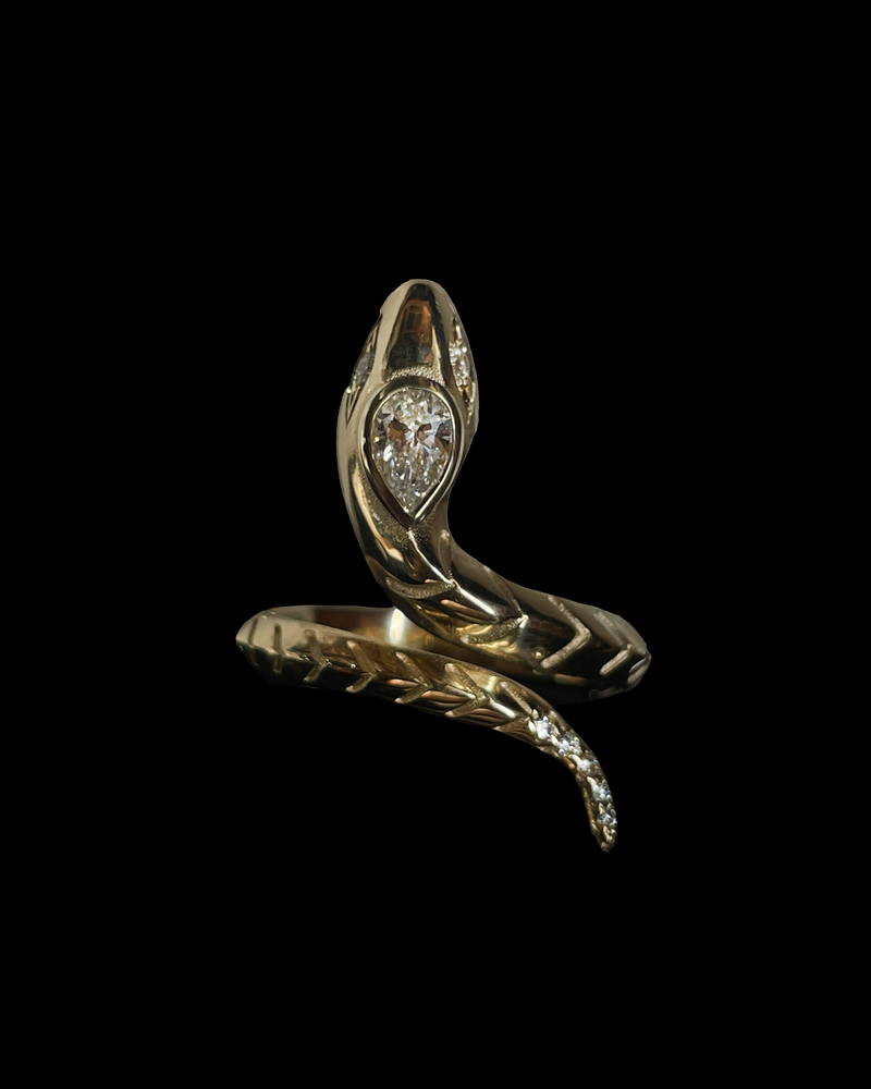 Snake Charmer - Solid 9K Gold