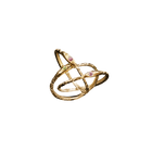 Ouroboros Trinity Serpents Ring - Solid 9K Gold