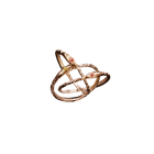 Ouroboros Trinity Serpents Ring - Solid 9K Gold