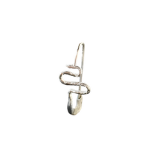 Ophidian Safety Pin Earring - Sterling Silver