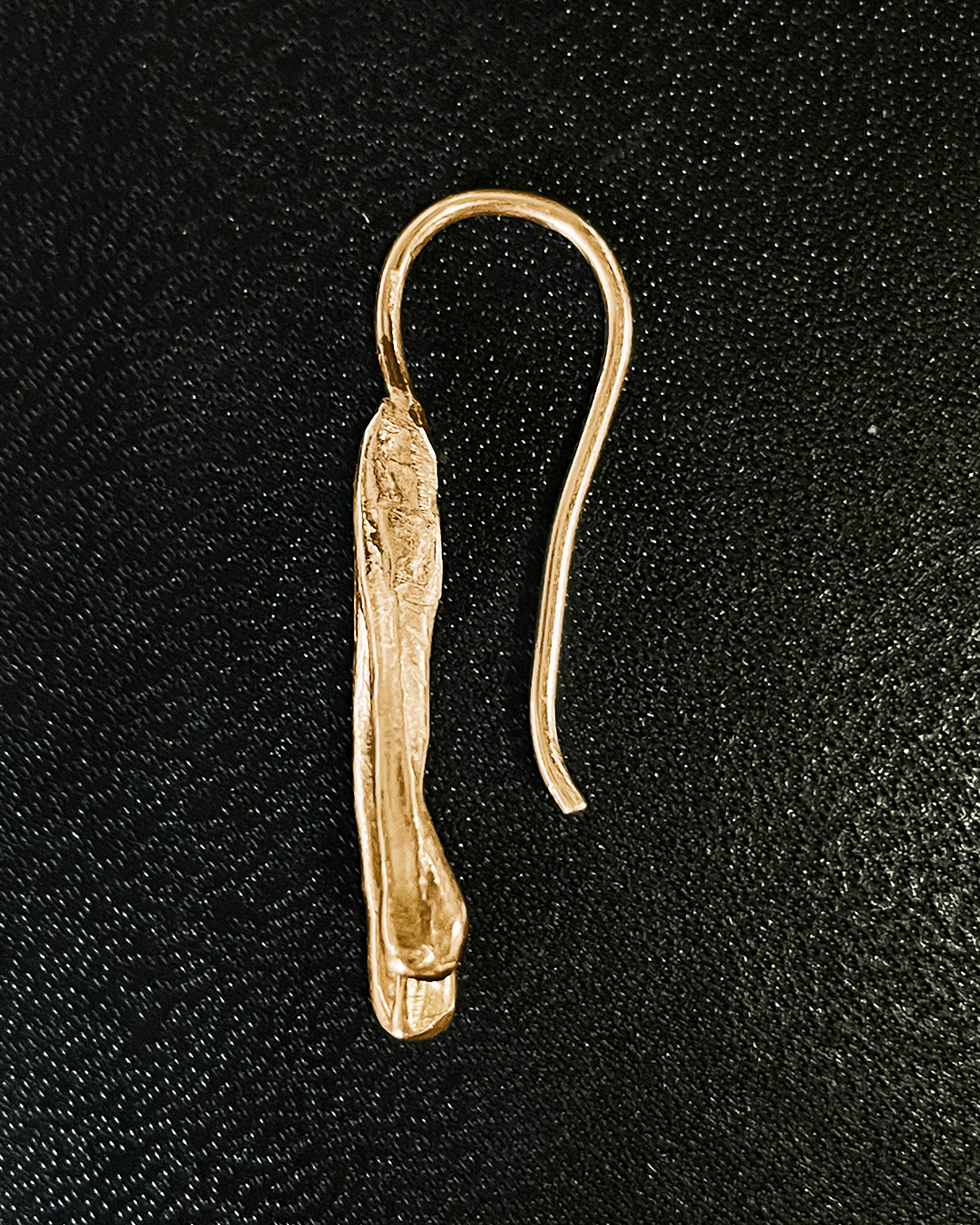 Wishbone Earring - Solid 9K Gold