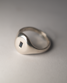 Opposites Attract Signet - Sterling Silver