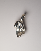 Birthstone Hand of Fate Necklace - Sterling Silver