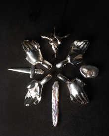 Hand of Fate Necklace - Sterling Silver
