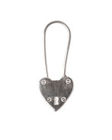 Large Heart Padlock - Sterling Silver