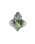 Burn My Heart Ring - Sterling Silver