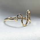 Slithering Snake Ring - Sterling Silver