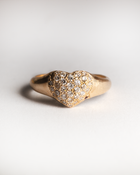 Love Drop Diamond Ring - Solid 9K Gold
