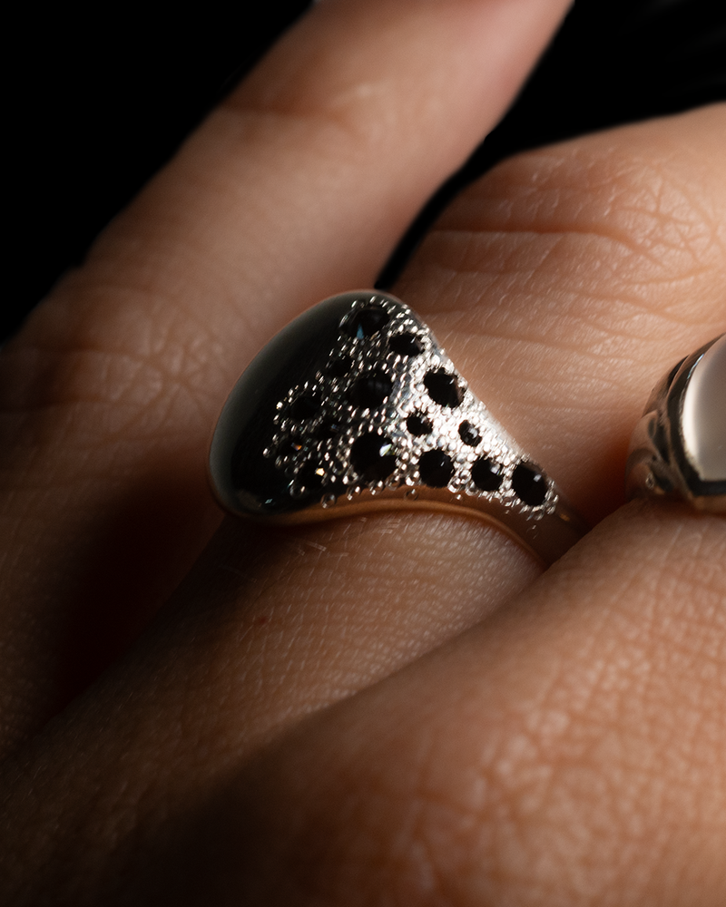 Unearth Signet Ring - Sterling Silver