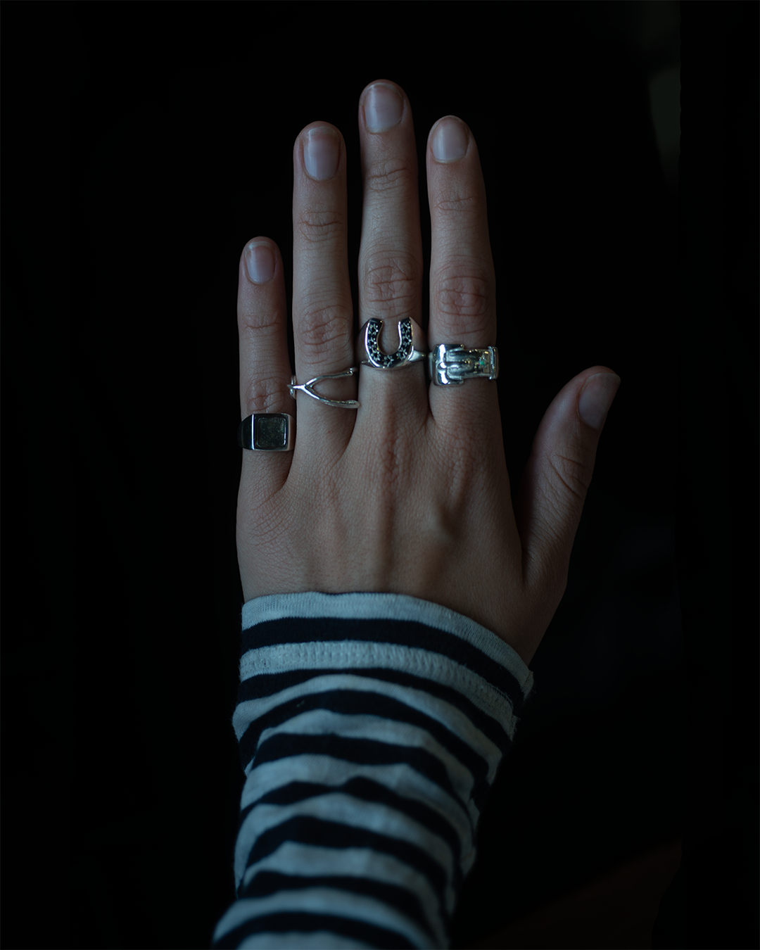 Little Wishbone Ring - Sterling Silver