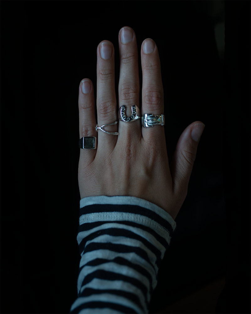 Memorial Signet Ring - Sterling Silver