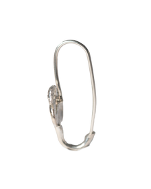 Swan Safety Pin Earring - Sterling Silver