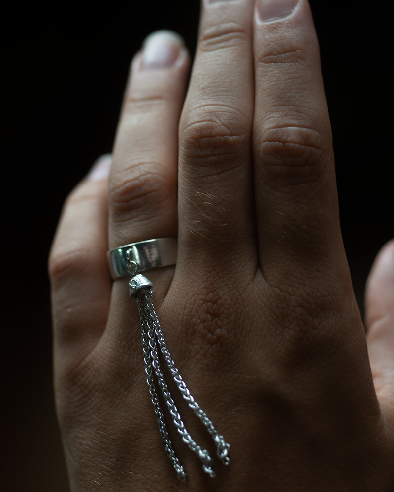 Tassel Ring - Sterling Silver