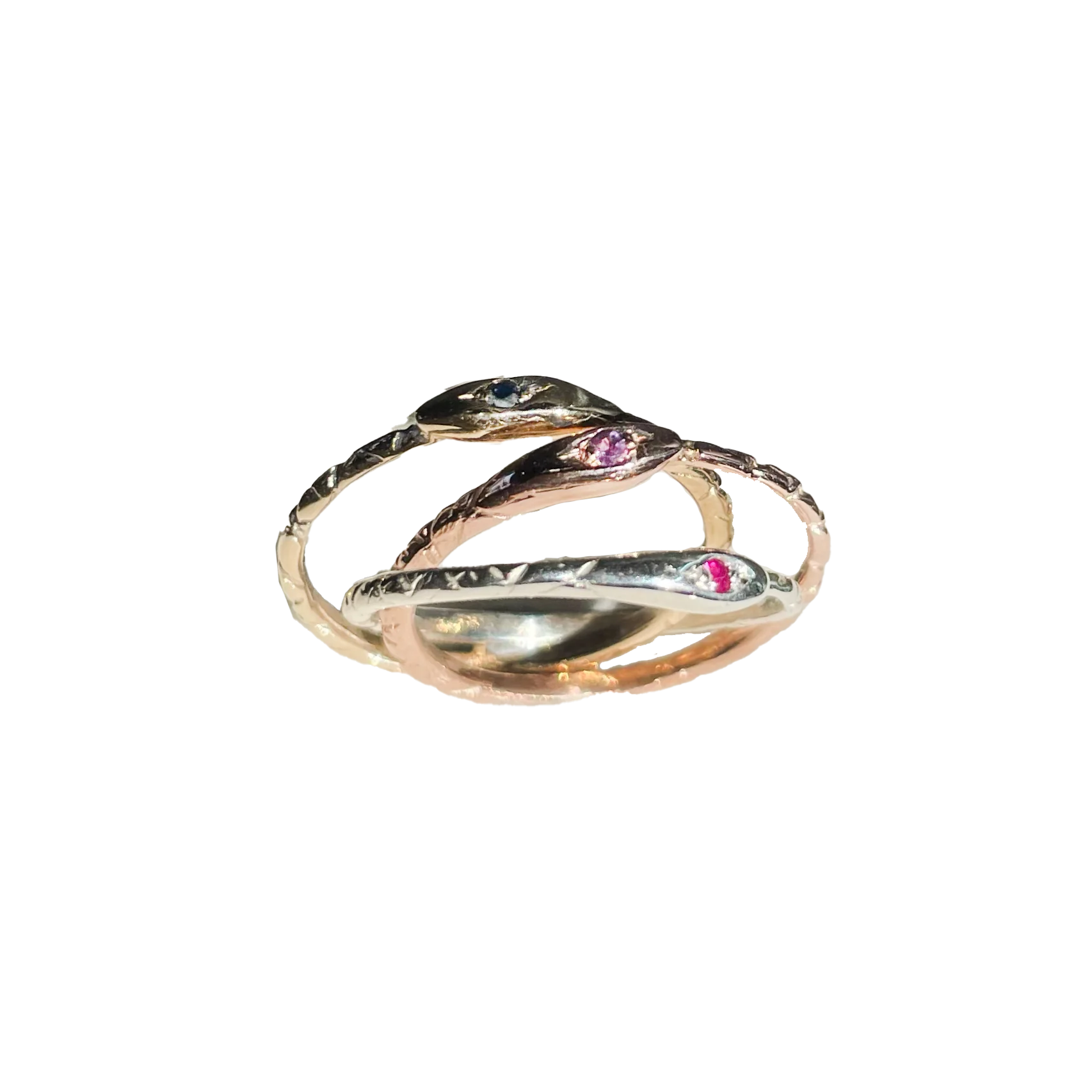 Ouroboros Trinity Serpents Ring