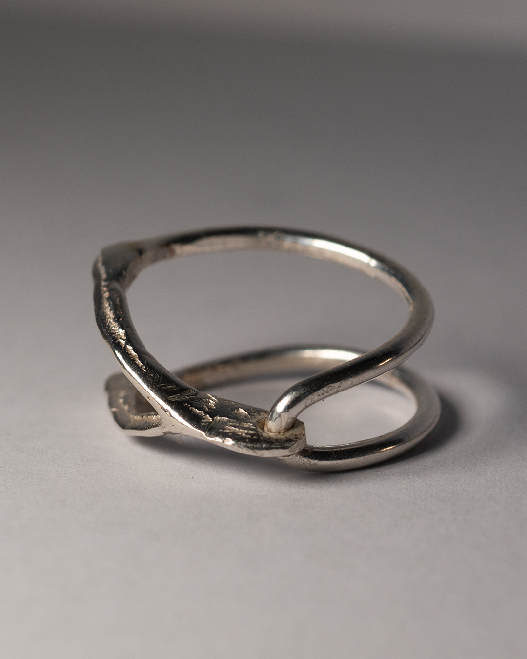 Little Wishbone Ring - Sterling Silver