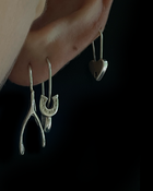 Wishbone Earring - Solid 9K Gold