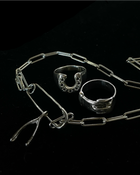 Safety Pin Choker - Sterling Silver