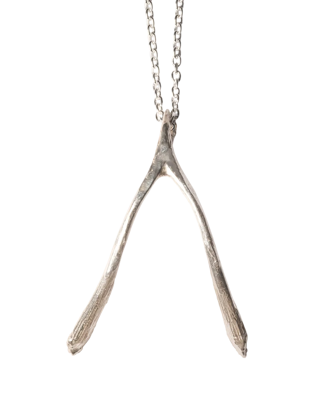 Wishbone Necklace - Sterling Silver