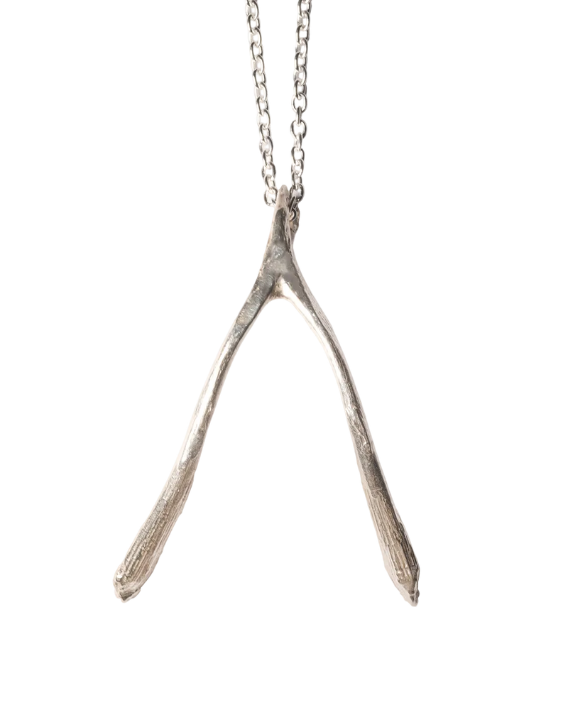 Wishbone Necklace - Sterling Silver