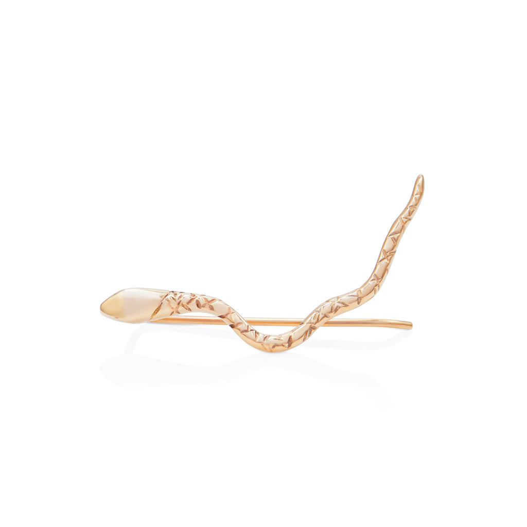 The Serpent Ear Climber Gold