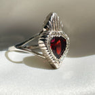 Burn My Heart Ring in Sterling Silver