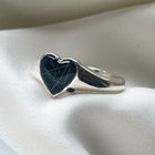 Ashes Bleeding Heart Ring