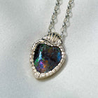 Heart on Fire Opal Pendant