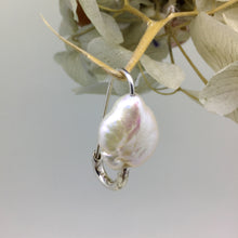 Freshwater Pearl Safety Pin Earring