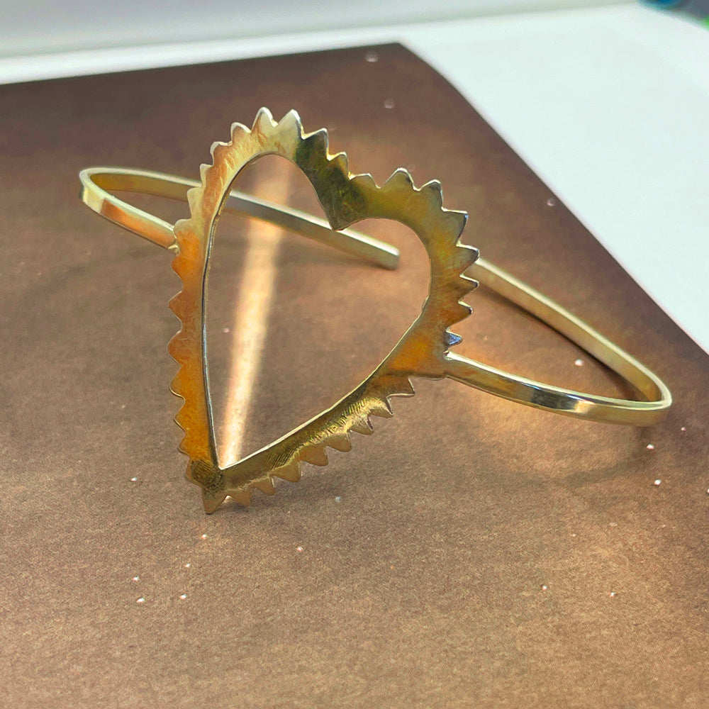 Big Love Heart Cuff