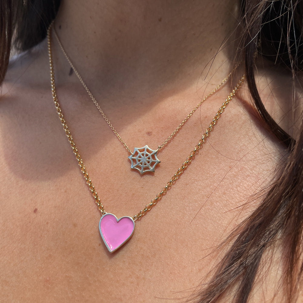 Spiderweb Necklace | Serpent & the Swan