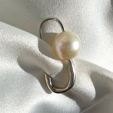 Classic Pearl Safety Pin Earring
