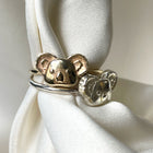 Little Koala Padlock ring - Sterling Silver