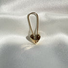 Original Heart Padlock with Black Diamond - Limited Edition