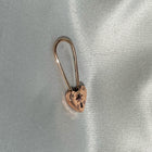 Original Heart Padlock with Black Diamond - Limited Edition