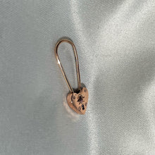 Original Heart Padlock with Black Diamond - Limited Edition