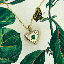 Ruby Rays Heart of Hearts Necklace - Solid 9K Gold