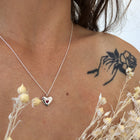 Ruby Rays Heart of Hearts Necklace -Sterling Silver