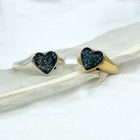 Ashes Bleeding Heart Ring