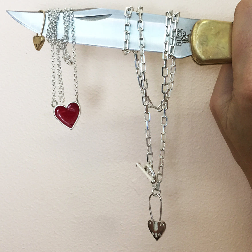 How to make sales a lock chain necklace