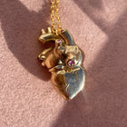 Anatomical Heart  - Solid 9K Gold