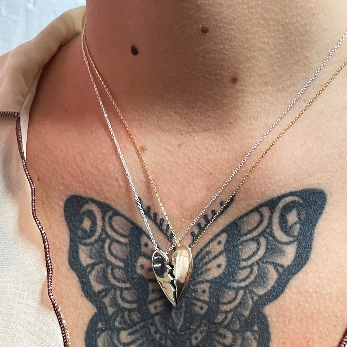 Matching cheap butterfly necklaces