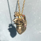 Anatomical Heart  - Solid 9K Gold