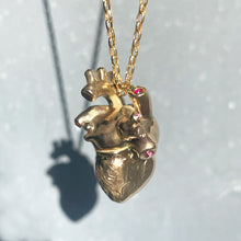 Anatomical Heart  - Solid 9K Gold