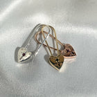 Original Heart Padlock with Black Diamond - Limited Edition