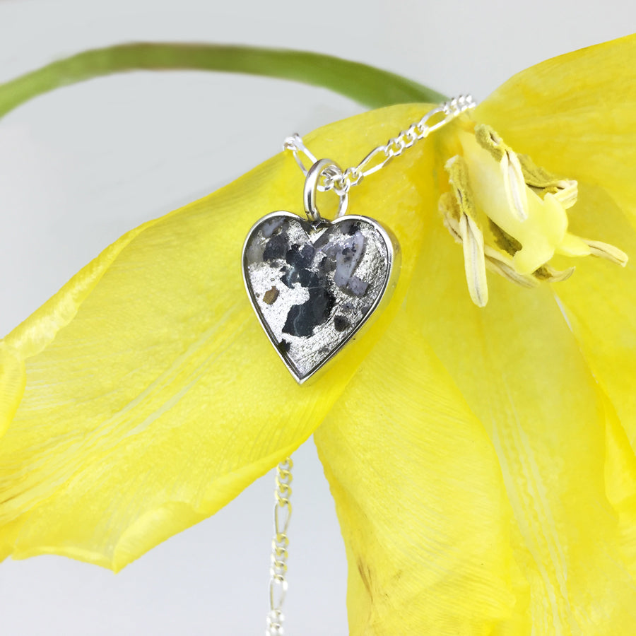 Ashes Heart Pendent Necklace - Custom made
