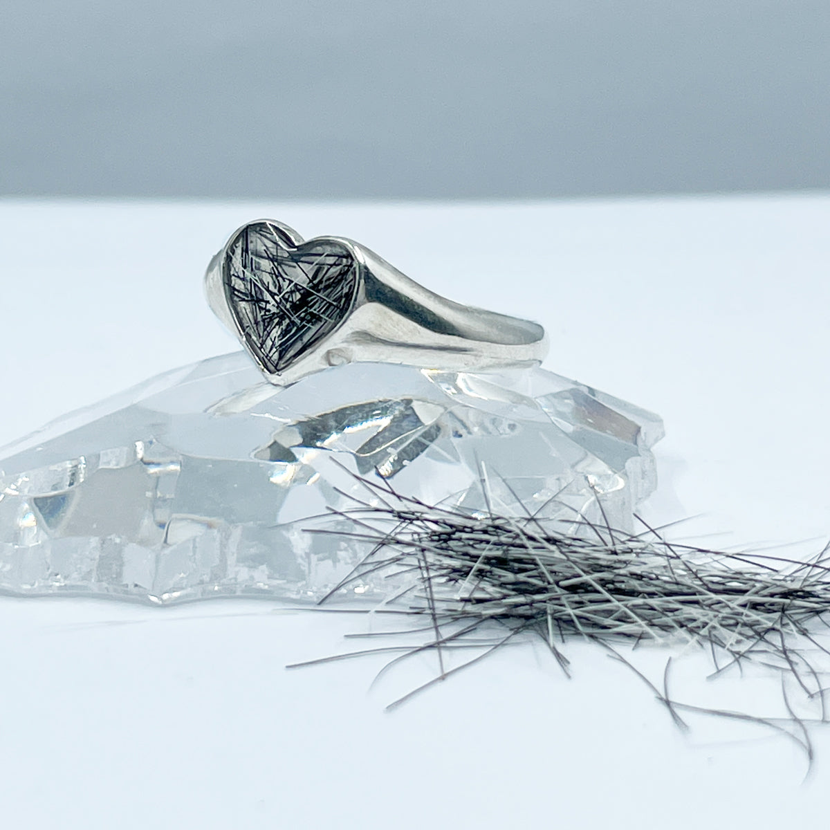 Ashes Bleeding Heart Ring