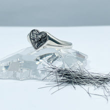 Ashes Bleeding Heart Ring