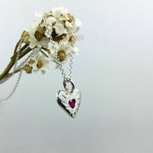 Ruby Rays Heart of Hearts Necklace -Sterling Silver