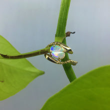 Double Snake Opal Ring