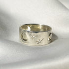 Starry Nights Ring Silver
